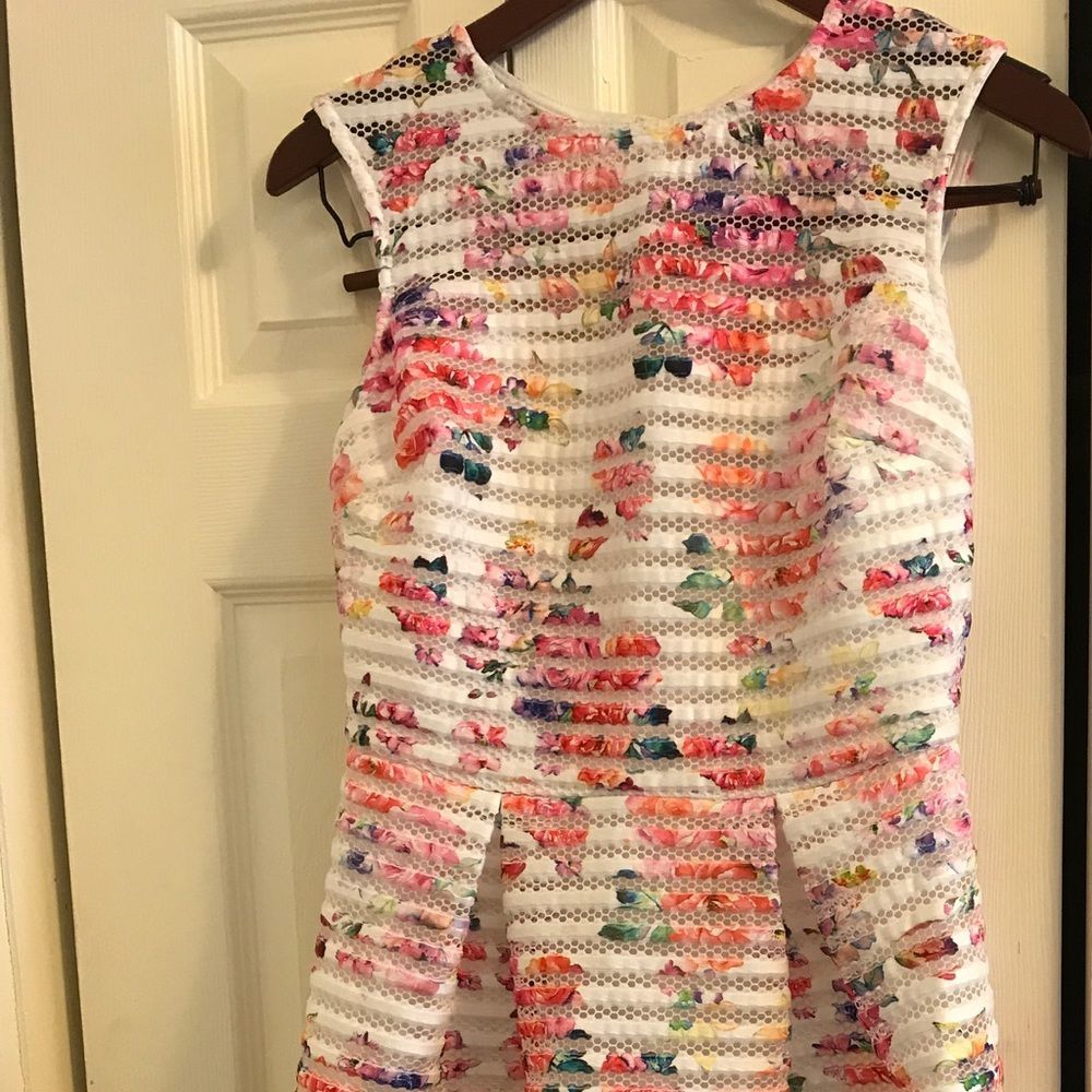 Colorful formal dress. (Church, wedding)